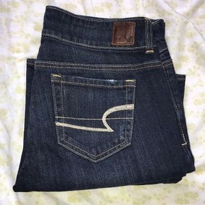 Dark rinse American Eagle jeans